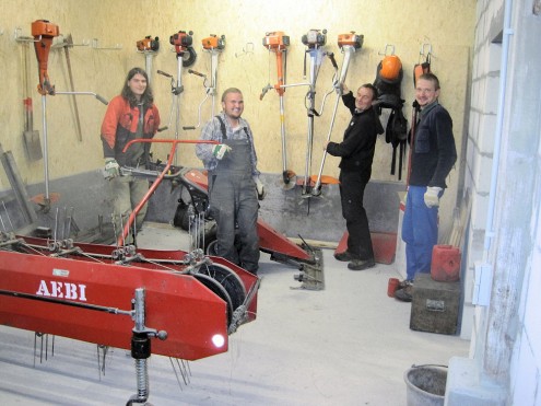 Stützpunkt des Landschaftspflegetrupps in Pfullingen